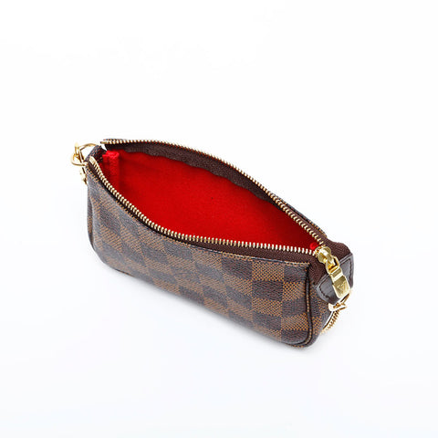 Louis Vuitton Damier Mini Pochette Accessoires Handtasche Brown WS22125