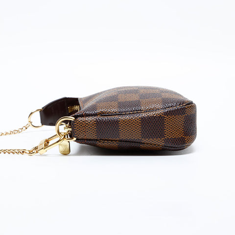Louis Vuitton Damier Mini Pochette Accessoires Handtasche Brown WS22125