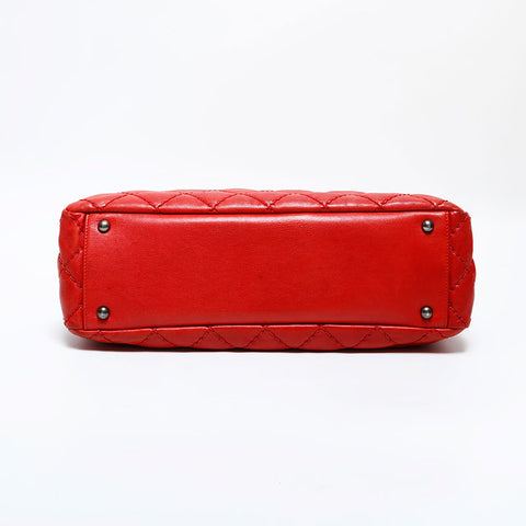 シャネル CHANEL 18番台 2013-2014 ワイルドステッチ チェーン ショルダーバッグ レッド WS22126