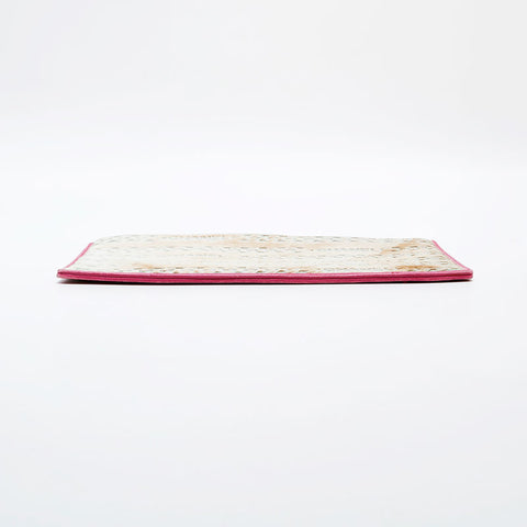 CHANEL No. 6 2000-2002 Harako Logo Chain Shoulder Bag beige WS22127