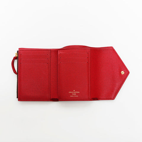 ルイ・ヴィトン LOUIS VUITTON モノグラム ポルトフォイユ ヴィクトリーヌ 三つ折り財布 ブラウン WS22132