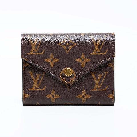 ルイ・ヴィトン LOUIS VUITTON モノグラム ポルトフォイユ ヴィクトリーヌ 三つ折り財布 ブラウン WS22132