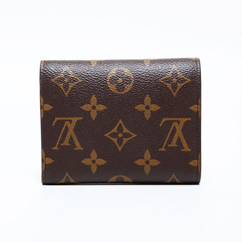 ルイ・ヴィトン LOUIS VUITTON モノグラム ポルトフォイユ ヴィクトリーヌ 三つ折り財布 ブラウン WS22132