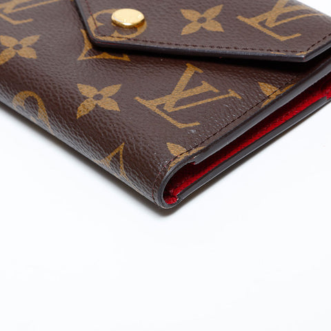 ルイ・ヴィトン LOUIS VUITTON モノグラム ポルトフォイユ ヴィクトリーヌ 三つ折り財布 ブラウン WS22132