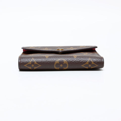 ルイ・ヴィトン LOUIS VUITTON モノグラム ポルトフォイユ ヴィクトリーヌ 三つ折り財布 ブラウン WS22132