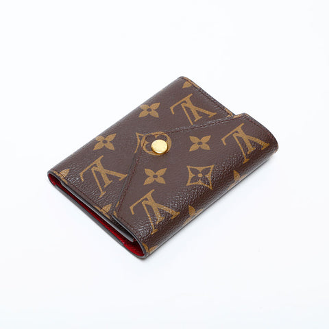 ルイ・ヴィトン LOUIS VUITTON モノグラム ポルトフォイユ ヴィクトリーヌ 三つ折り財布 ブラウン WS22132