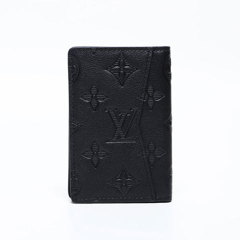 極美品 ルイ・ヴィトン LOUIS VUITTON モノグラムシャドウ オーガナイザー ドゥ ポッシュ カードケース ブラック WS22133