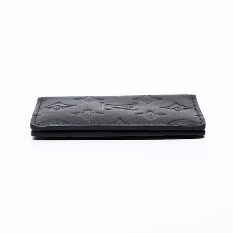 極美品 ルイ・ヴィトン LOUIS VUITTON モノグラムシャドウ オーガナイザー ドゥ ポッシュ カードケース ブラック WS22133