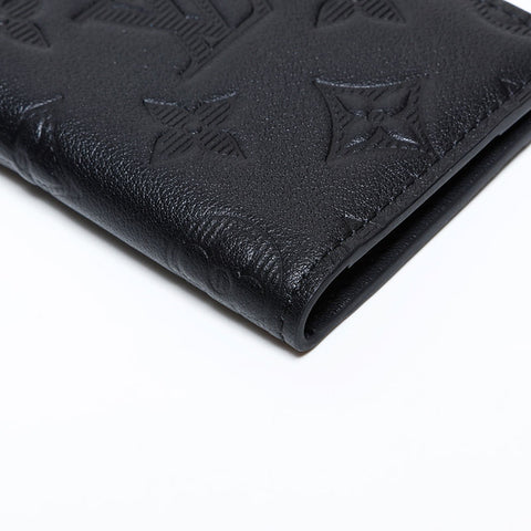 極美品 ルイ・ヴィトン LOUIS VUITTON モノグラムシャドウ オーガナイザー ドゥ ポッシュ カードケース ブラック WS22133