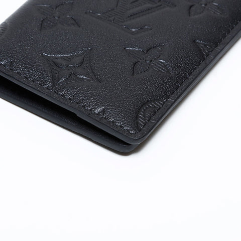 極美品 ルイ・ヴィトン LOUIS VUITTON モノグラムシャドウ オーガナイザー ドゥ ポッシュ カードケース ブラック WS22133