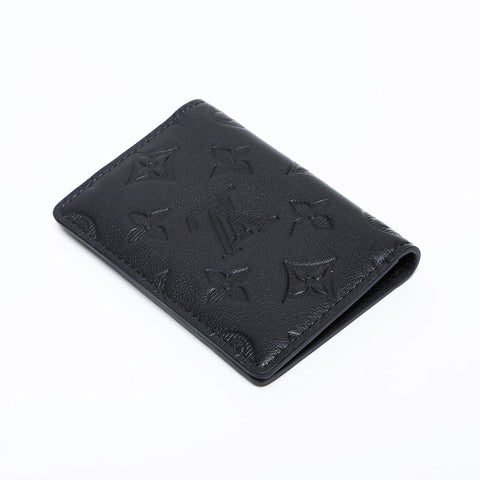 極美品 ルイ・ヴィトン LOUIS VUITTON モノグラムシャドウ オーガナイザー ドゥ ポッシュ カードケース ブラック WS22133
