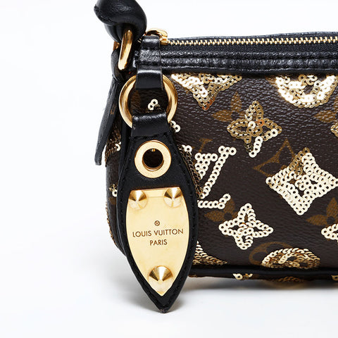 LOUIS VUITTON 2009 Monogram Eclipse Handbag Brown WS22134