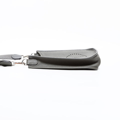 HERMES Evelyn TPM Taurillon Clemence U stamp, made in 2022 Shoulder Bag gray WS22137