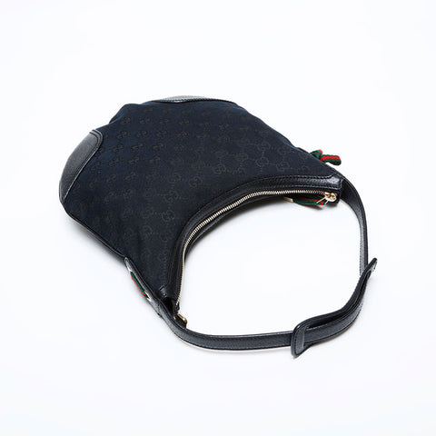 グッチ GUCCI GG キャンバス ホーボー プリンシー ショルダーバッグ ブラック WS22141