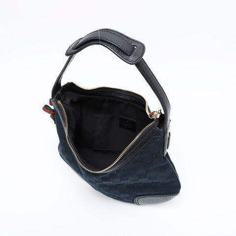 グッチ GUCCI GG キャンバス ホーボー プリンシー ショルダーバッグ ブラック WS22141