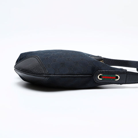 グッチ GUCCI GG キャンバス ホーボー プリンシー ショルダーバッグ ブラック WS22141
