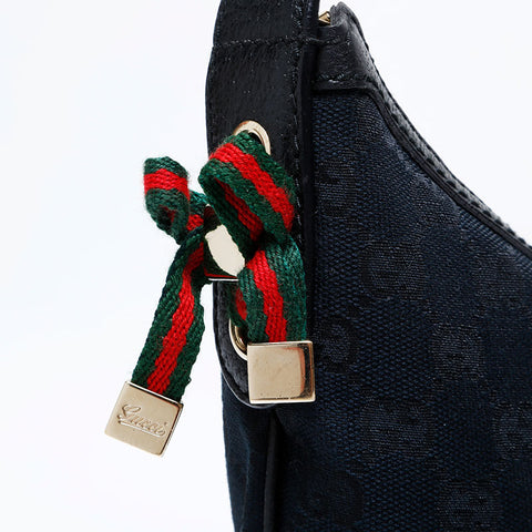 グッチ GUCCI GG キャンバス ホーボー プリンシー ショルダーバッグ ブラック WS22141