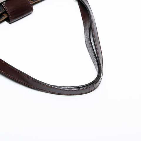フェンディ FENDI マンマ キャンバス ズッカ ショルダーバッグ ブラウン WS22142