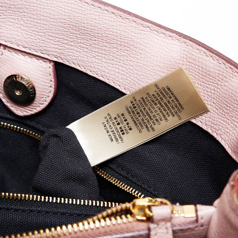 BURBERRY 2way leather Handbag pink WS22146