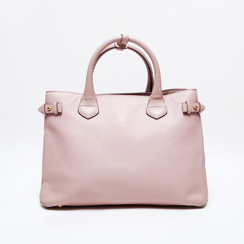 BURBERRY 2way leather Handbag pink WS22146
