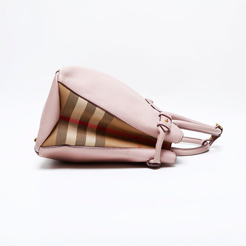 BURBERRY 2way leather Handbag pink WS22146