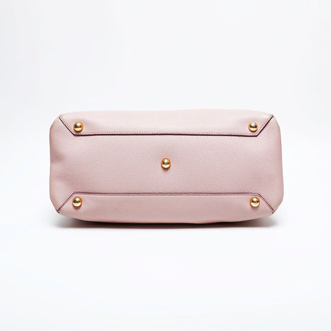 BURBERRY 2way leather Handbag pink WS22146