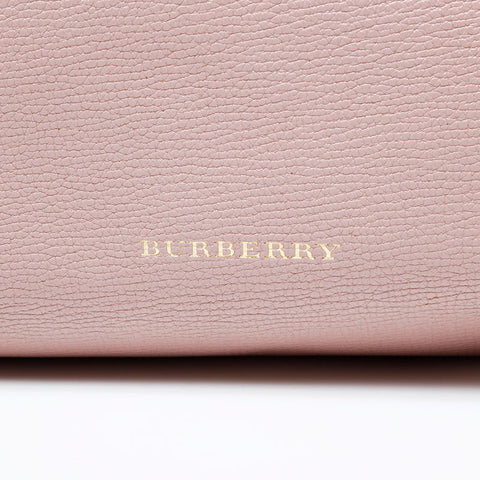 BURBERRY 2way leather Handbag pink WS22146