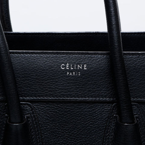 CELINE Luggage micro Handbag black WS22148