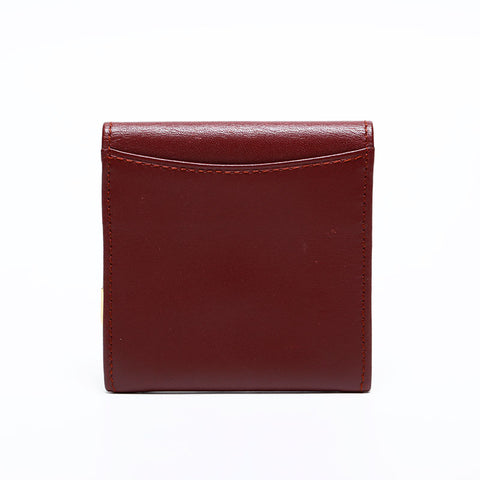 CARTIER Leather Must Do Coin case Red WS22149