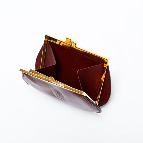CARTIER Leather Must Do Coin case Red WS22150