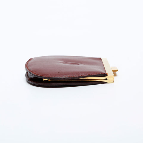 CARTIER Leather Must Do Coin case Red WS22150