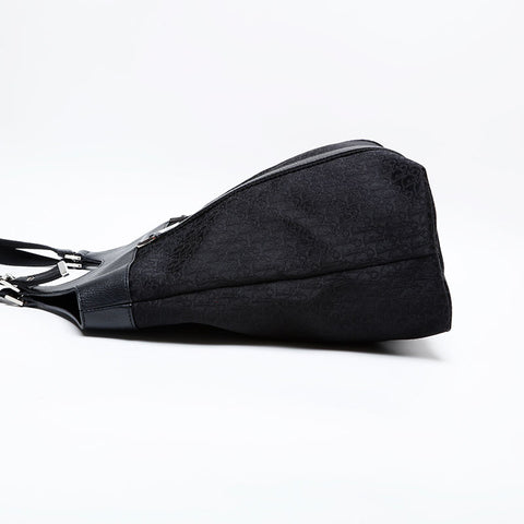 Christian Dior Street Chic Trotter Canvas Tote Bag black WS22152