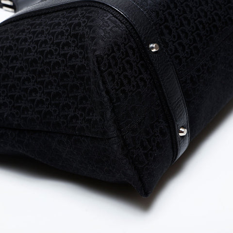Christian Dior Street Chic Trotter Canvas Tote Bag black WS22152
