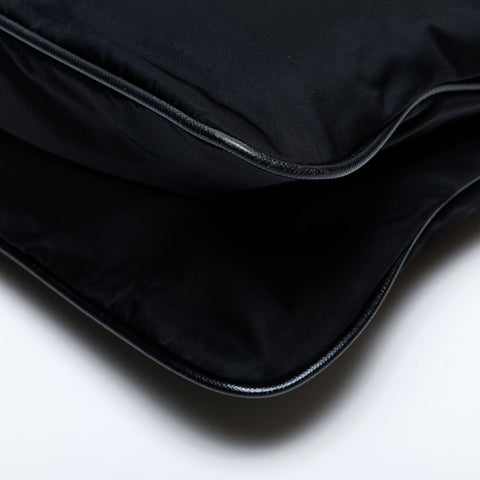 PRADA Nylon triangle logo Shoulder Bag black WS22154