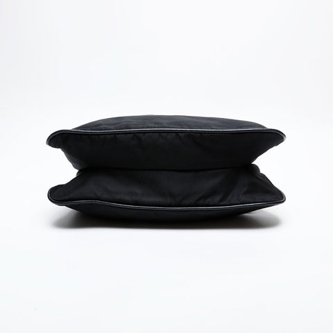 PRADA Nylon triangle logo Shoulder Bag black WS22154