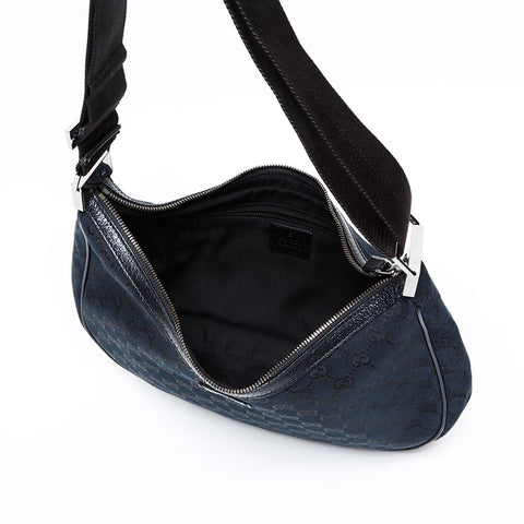 グッチ GUCCI GGキャンバス ショルダーバッグ ブラック WS22155
