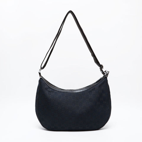 グッチ GUCCI GGキャンバス ショルダーバッグ ブラック WS22155