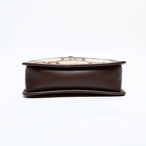 グッチ GUCCI GG ジャンボ キャンバス ミニ カメラ ショルダーバッグ ブラウン WS22156
