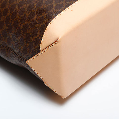 CELINE Macadam PVC Tote Bag Brown WS22160