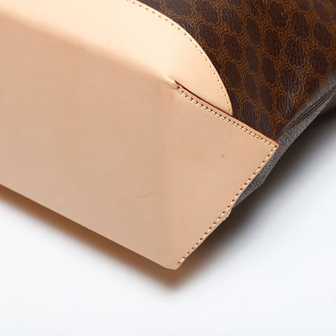 CELINE Macadam PVC Tote Bag Brown WS22160