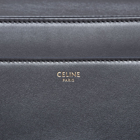 セリーヌ CELINE 2way レザー 16 セーズ ミディアム ハンドバッグ グレー WS22161