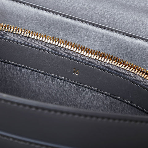 セリーヌ CELINE 2way レザー 16 セーズ ミディアム ハンドバッグ グレー WS22161