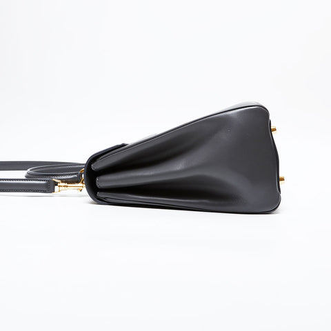 セリーヌ CELINE 2way レザー 16 セーズ ミディアム ハンドバッグ グレー WS22161