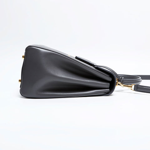 セリーヌ CELINE 2way レザー 16 セーズ ミディアム ハンドバッグ グレー WS22161