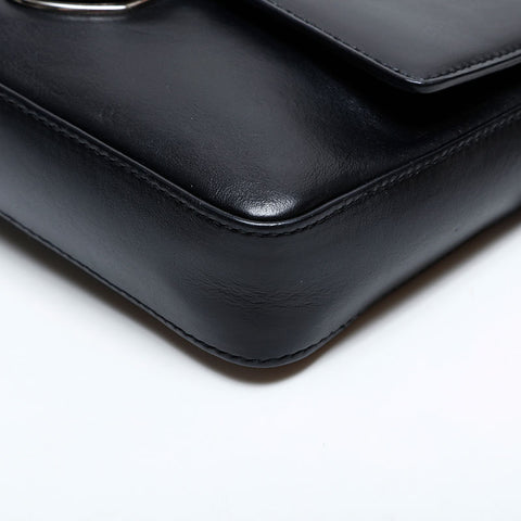 プラダ PRADA レザー チェーン ショルダーバッグ ブラック WS22162