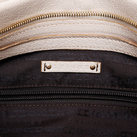 CELINE leather Handbag beige WS22163