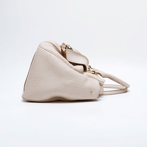 セリーヌ CELINE レザー ハンドバッグ ベージュ WS22163