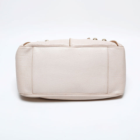 セリーヌ CELINE レザー ハンドバッグ ベージュ WS22163
