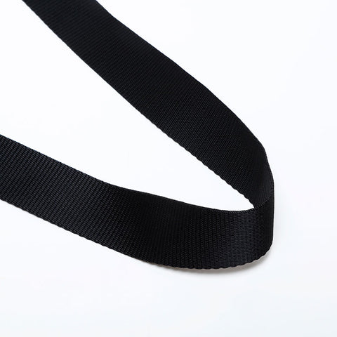PRADA Nylon Triangle Logo Shoulder Bag black WS22168