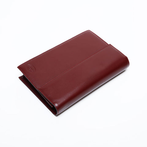 カルティエ CARTIER レザー ハンドバッグ ブラウン WS22169